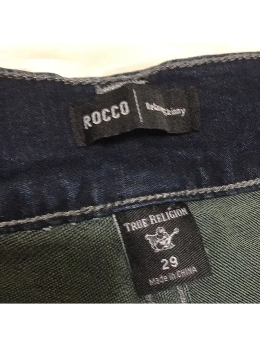 True Religion Rocco Relaxed Skinny Jeans Sz 29